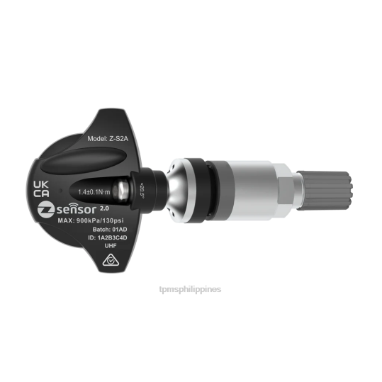 Motorcycle TPMS System 2XXF4239 - Chrysler OE Replacement TPMS Sensor - OE P/N 68193586AC Freq 433Mhz Metal Valve Stem - Silver
