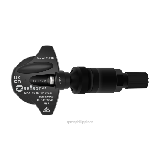 TPMS Sensor Replacement 2XXF4513 - RAM Truck OE Replacement TPMS Sensor - OE P/N 68239720AB Freq 433Mhz Metal Valve Stem - Black